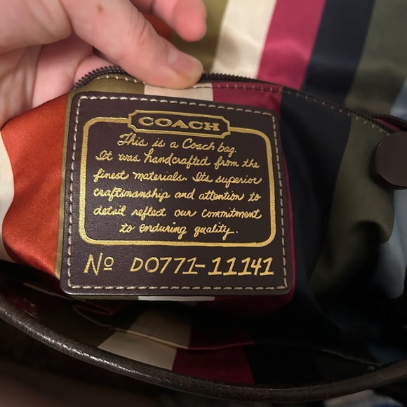 Coach 11141 legacy Leigh cc brown handbag satchel - Picture 3 of 5